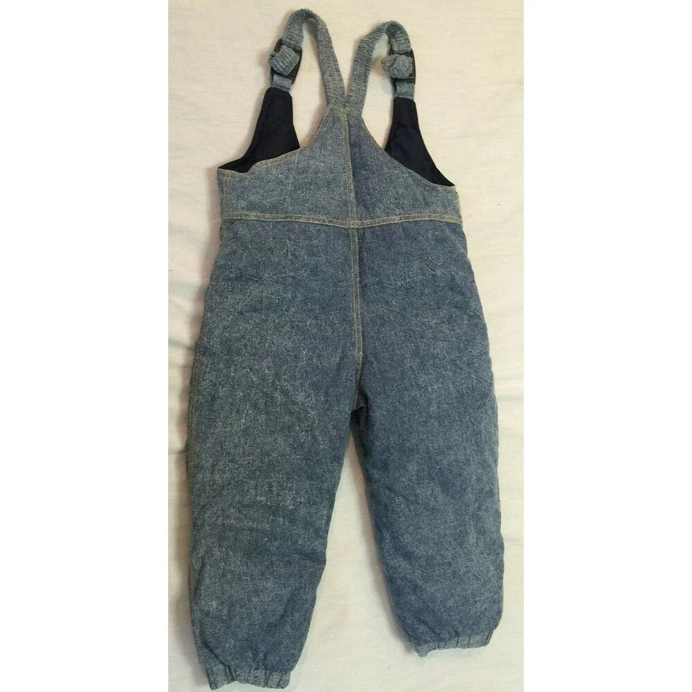THE COMPANY STORE GIRLS BOYS SNOW SKI OVERALLS PANTS SIZE 4T
